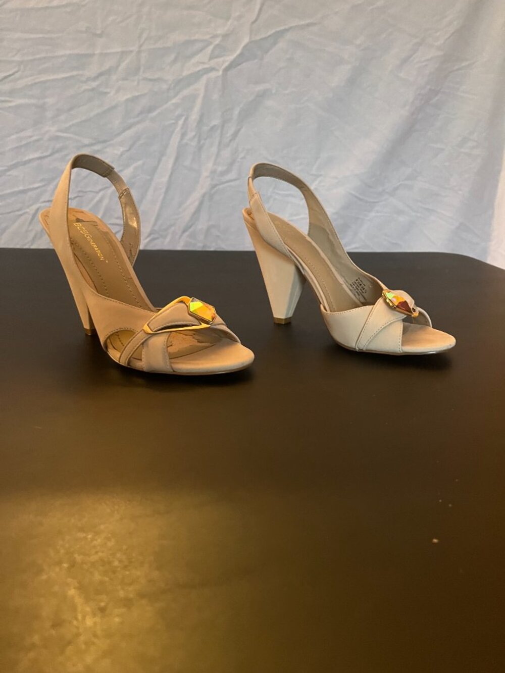 BCBG Size 8.5M "Light Clay" Color Heels